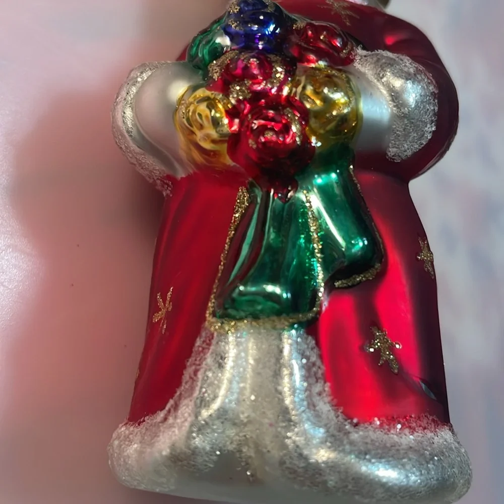 Mrs Claus Blown Glass Ornament - Picture 2 of 4